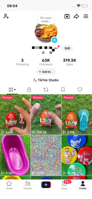 Instanly Delivery/ Monetized 63K Real Followers+310K Real Likes Account/ Creator Rewards Program Activated/ Full Access