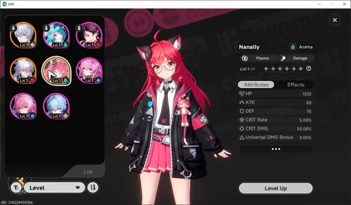 GLOBAL EU|HL 3|2 SSR Limited Nanally, Baicang + 5 SR [Aurelia,Adler,Etc]|Selector 40/50|Male MC|Log Email|TakeMail(NTE758)