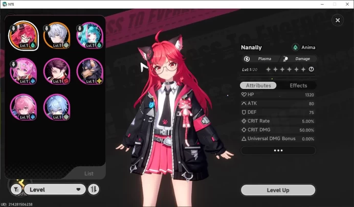 GLOBAL NA|HL 3|1 SSR Limited Nanally+ 4 SR [Aurelia,Skia,MintA2,HanielA3,Etc]|Selector 40/50|Male MC|Log Email|TakeMail(NTE759)
