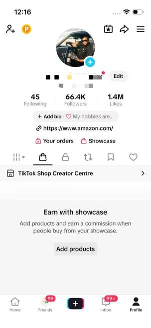 Instanly Delivery/ 66K Real Followers+1.4M Real Likes/ Tiktok Shop For Creator/ Live Stream/ Full Access