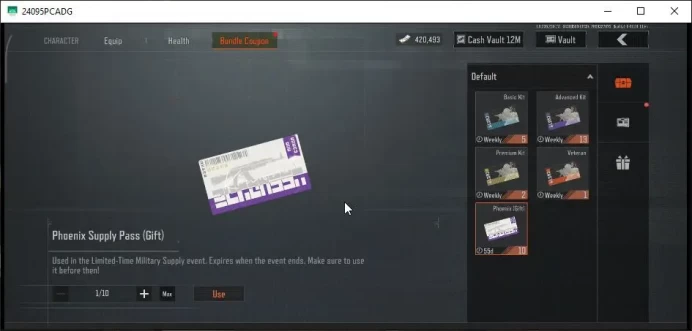 MOBILE Lv30|SV 13M|CV 12M|AKM SS,MDR Speed SQB,Groza SS,AK12 GM,Etc|CN OFF|Infinite|Check SS(AB3039)