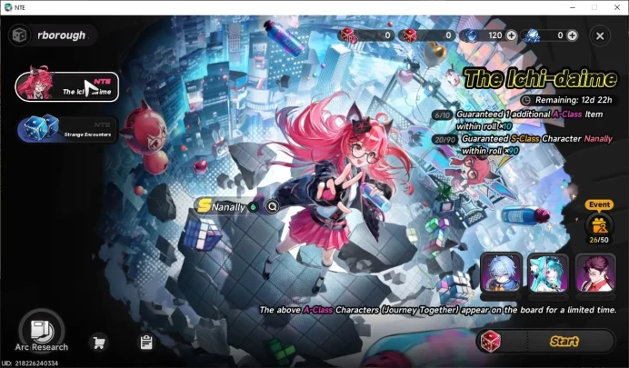 GLOBAL EU|HL 3|1 SSR Limited Nanally + 5 SR [Aurelia,Adler,Edgar,Etc]|Selector 43/50|Male MC|Log Email|Take Email(NTE771)