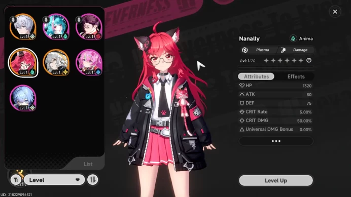 GLOBAL EU|HL 3| 2 SSR (Nanally + Hathor A1)| 4 SR [Mint,EdgarA1,HanielA1,EdgarA2] |Male MC|Log Email|Take Email (NTE779)