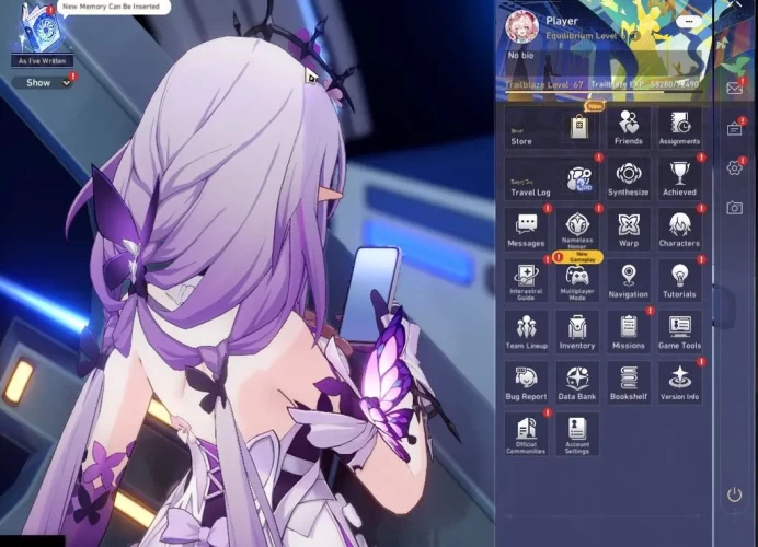 ASIA|TL 67|9 Limited|Evernight+Sign,Castorice,Hyacine,B3,Saber,Aglaea,Dante,Sparkle,Etc|Mc Female|Take Mail|Check SS(HSR6623)