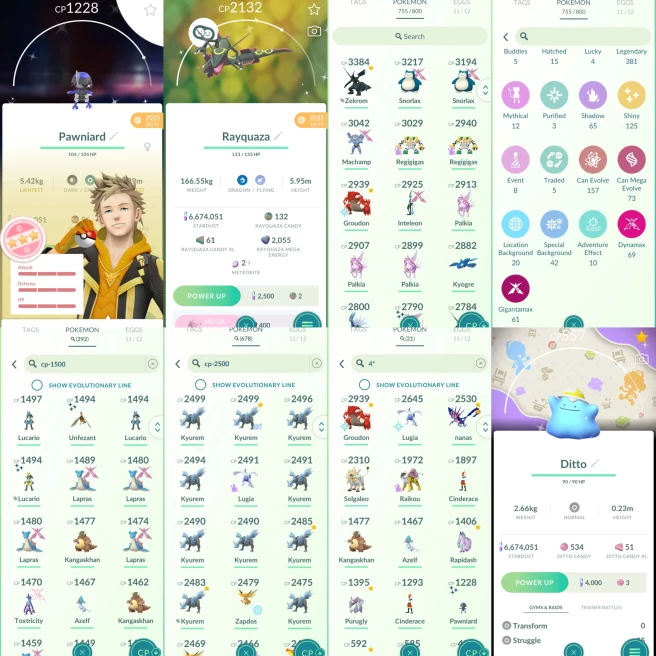 2192 Level 70 RAREST Eternatus 100iv Shadow Raikou 100iv Shiny Mega Rayquaza Shiny Primal Kyogre Sapphire BG Shiny Primal Groudon Ruby BG Shiny