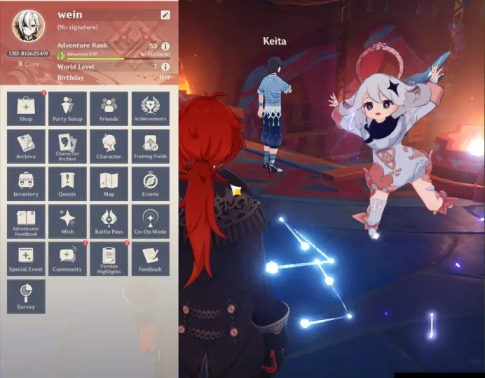ASIA|AR 53|7 Limited +2(*5Weapon)|HuTao+Sign,ArlecchinoC1,Zibai,Ayaka,Alhaitam,Raiden,YaeMiko|Mc Male|TakeMail|CheckSS(GI5586)