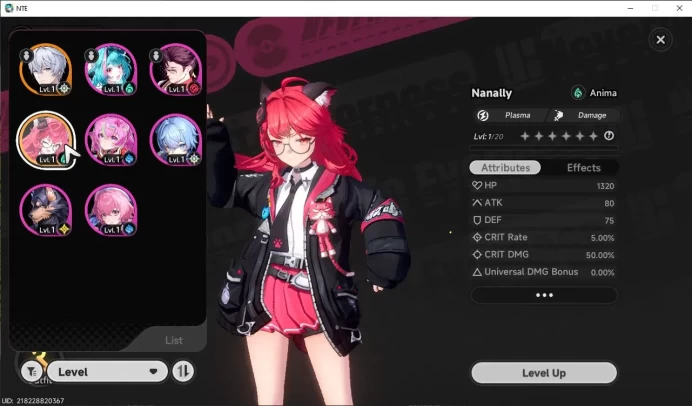 GLOBAL EU|HL 3|Fresh Starter 1 SSR Limited Nanally & 6 SR [Aurelia,Skia,Etc]|Selector 49/50|Male MC|Log Email|Take Email|NTE775