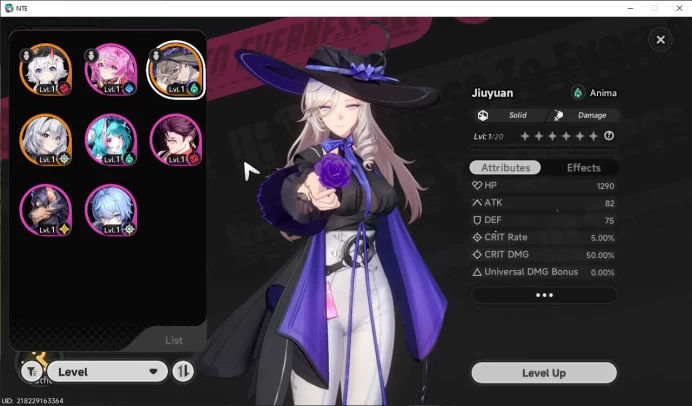GLOBAL EU|HL 3| 2 SSR Limited [Jiuyuan,Sakiri] & 5 SR [Adler,Edgar,Haniel,Etc]|Selector ON|Female MC|Log Email|Take Email|NTE781