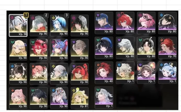 WW51 Server Europe Union Level 80 Cartethyia, Ciaccona, Chisa, Jinhsi C3, Shorekeeper C2, Phrolova, Roccia, Camellya, Changli, Yinlin