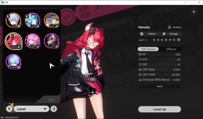 GLOBAL EU|HL 3| 2 SSR Limited [Nanally,Jiuyuan] & 4 SR [Skia,Edgar,Haniel,Etc]|Selector ON|Male MC|Log Email|Take Email|(NTE783)