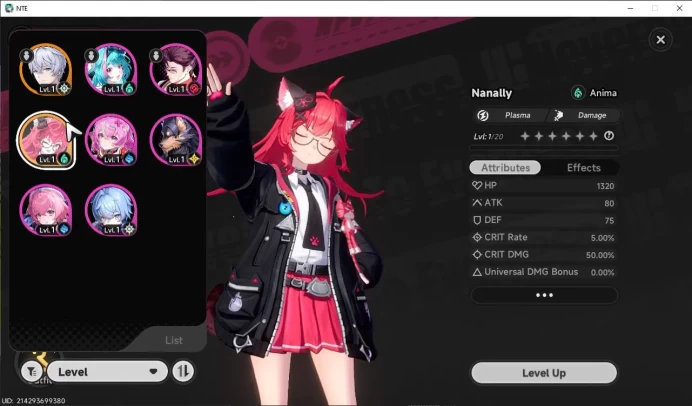 GLOBAL EU|HL 3| 1 SSR Limited Nanally & 6 SR [Aurelia,Edgar,Adler,Haniel,Etc]|Selector ON|Male MC|Log Email|Take Email|(NTE784)