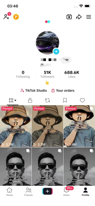 Instanly Delivery/ 51K Real Followers+680K Real Likes/ MEME Content/ Live Stream/ Full Access