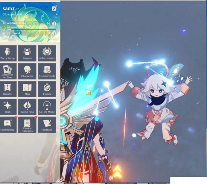ASIA|AR 56|5 Limited +5(5*Weapon)|Varesa+Sign,Chasca,Xilonen,Nahida,Ganyu|MC Female|Take Mail|CheckSS(GI5214)