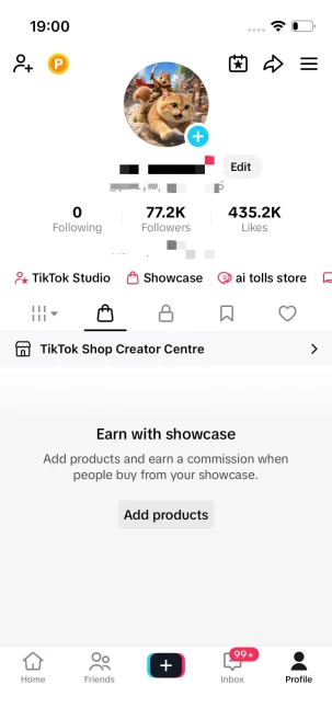 Instanly Delivery/ 77K Real Followers+430K Real Likes/ Tiktok Shop For Creator/ Live Stream/ Full Access