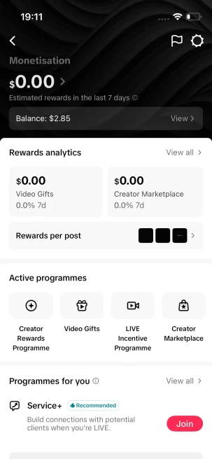 Instanly Delivery/ USA Monetized 15K Real Followers+1.1M Real Likes Account/ Creator Rewards Program Activated/ Full Access