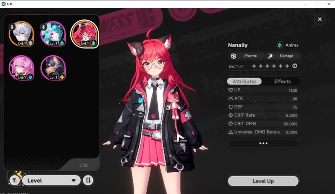 GLOBAL EU |HL 3| 1 SSR Limited Nanally | 3 SR [Mint, Haniel, Skia] |Selector 36/50|Male MC|Log Email|Take Email(NTE790)