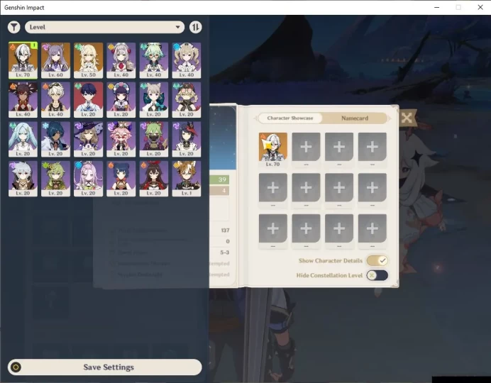 ASIA|AR 39|1 Limited+20(*4Character)|Arlecchino|Mc Female|Low Explore Map|TakeMail|Check(GI6074)