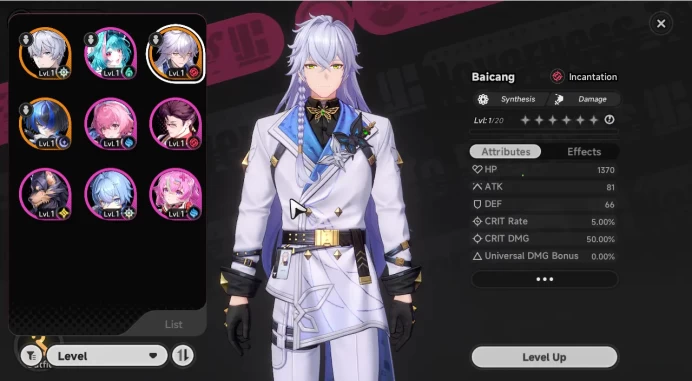 GLOBAL NA|HL 3| 2 SSR (Baicang,Daffodill)| 6 SR (MintA1,AdlerA1,HanielA2,etc) |Male MC|Log Email|Take Email (NTE804)