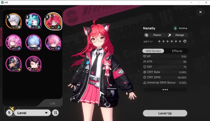 GLOBAL ASIA|HL 3|1 SSR Limited Nanally +1 S Arc| 6 SR[Mint,Haniel,Adler,Etc]|Selector 43/50|Male MC|Log Email|Take Email(NTE810)