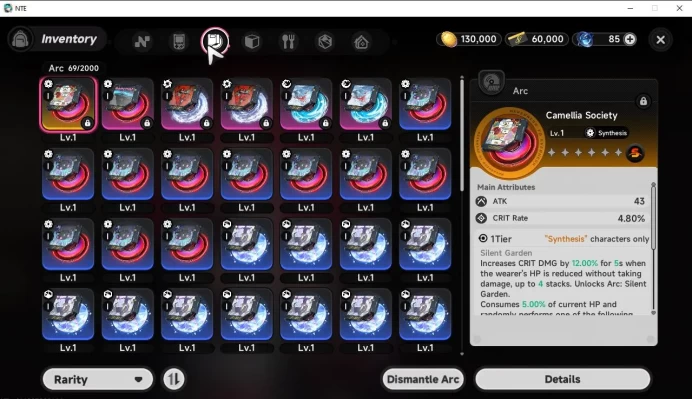 GLOBAL ASIA|HL 3|1 SSR Limited Nanally +1 S Arc| 6 SR[Mint,Haniel,Adler,Etc]|Selector 43/50|Male MC|Log Email|Take Email(NTE810)
