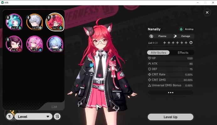 GLOBAL SEA |HL 3| 1 SSR Limited Nanally | 4 SR [MintA2,HanielA2,EdgarA1,Etc]|Selector 44/50|Male MC|Log Email|Take Email(NTE811)