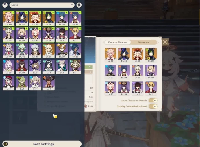 ASIA|AR 31|3 Limited+23(*4Character)|Linnea,Clorinde,Klee,Tighnari,Etc|FR39|Mc Female|TakeMail|Check(GI6103)