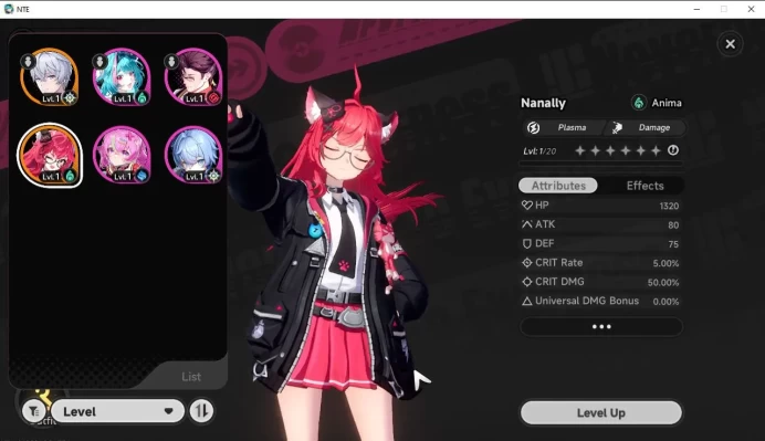 GLOBAL EU |HL 3| 1 SSR Limited Nanally | 4 SR [Mint,Haniel,Adler,Edgar] |Selector 43/50|Male MC|Log Email|Take Email(NTE823)