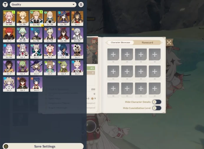 ASIA|AR 45|2 Limited+2(*5WEP)|Linnea+Sign,Varka,JeanC1,Mona,Diluc,Dehya|BD UNSET|Mc Male|TakeMail|Check(GI6105)