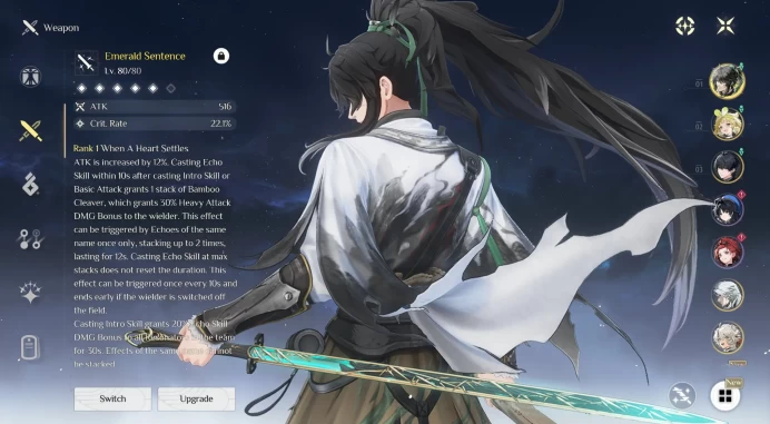 WW67 Qiuyuan 6/C6 + Emerald Sentence