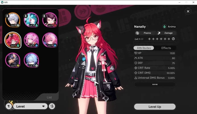GLOBAL EU |HL 3| 1 SSR Limited Nanally |1 S Arc| 6 SR[Mint,Haniel,Adler,Etc] |Selector36/50|Male MC|Log Email|Take Email(NTE831)