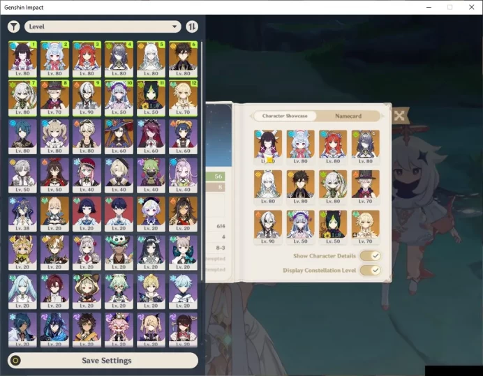 ASIA|AR 56|9 Limited+3(*5Wep)|Columbina+Sign,Zibai,Nilou,Arlecch,Nahida,Lauma,Zhongli,Klee,Lyney|McFemale|TakeMail|Check(GI6110)