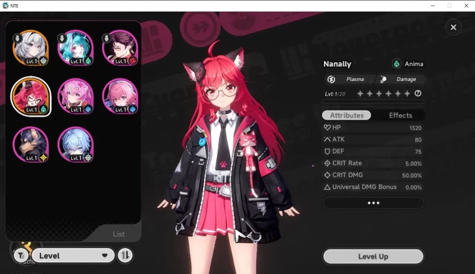 GLOBAL EU|HL 3|1 SSR Limited Nanally A1|2 S Arc|6 SR[Mint,Haniel,Adler,Etc]|Selector36/50|Female MC|Log Email|Take Email(NTE830)