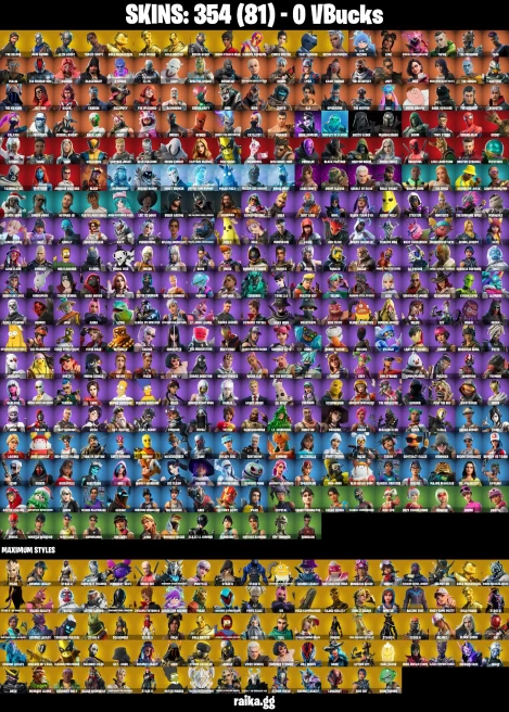 [PC/PSN/XBOX/NIN] 354 skins | Travis Scott | The Reaper | Blue Squire | Elite Agent | Gold Meowscles | Gold Midas | Gold Brutus 