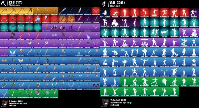 [Rent Cheap Accounts for 14 Days] 126 skins | Renegade Raider | Huntmaster Saber | Shady Doggo | Vivi Chroma | Subzero Cryptic	NSL07
