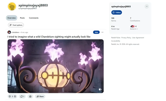 REDDIT ACCOUNT 108 KARMA /4 MONTH AGED/HIGH QUALITY ACCOUNT/QUICK DELIVERY