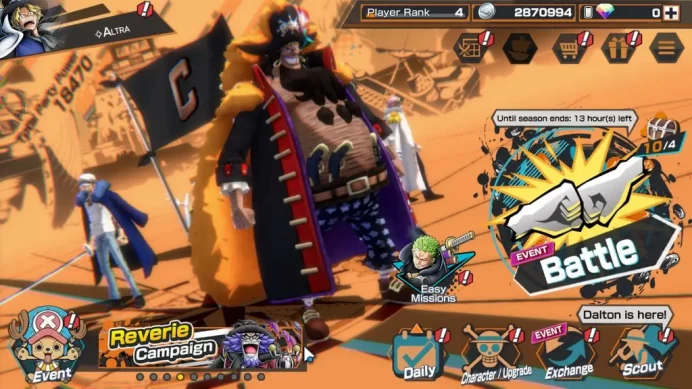Global|4EX|The4Emperor Teach,WI Trafalgar Law,Flame Emperor Sabo,BlackBeard Pirates Kuzan|Rank 4|Bandai|Check(OPBR2334)