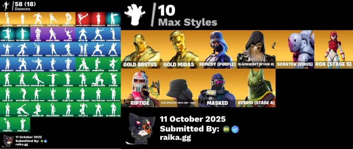 [Rent Cheap Accounts for 14 Days] 48 skins | Jules | Peely | Deadpool | Harley Hitter | Kylo Ren | Brite Bomber | Gold Brutus	NSL30