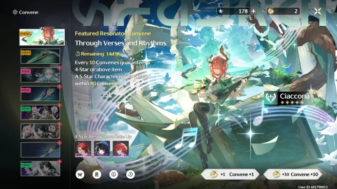 WW18 Europe Shorekeeper + Stellar Symphony x2 + Zani + Carlotta + Jianxin C1 + Encore 36 Lvl