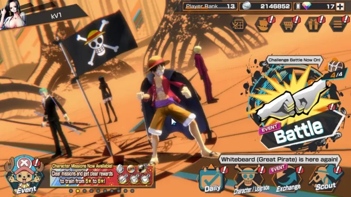 Global|5EX|T5Elder Nusjuro,Gear5 Luffy,T4Emperor Teach,BP Kuzan,AMSK[Borsalino]|Rank 13|Bandai|CheckSS(OPBR2321)