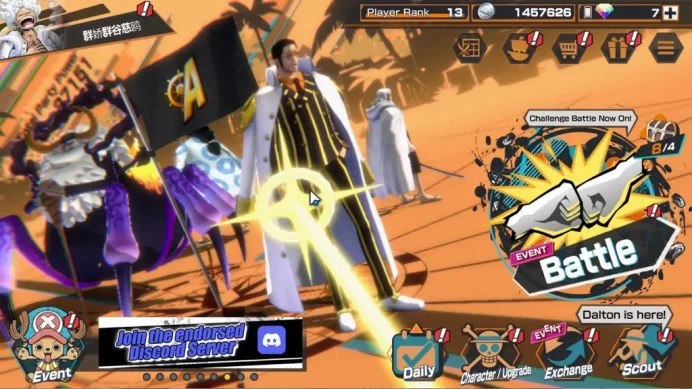 Global|5EX|BP Kuzan,AMSK[Borsalino],Great Pirate Newgate,T5Elder Saturn,Gear5 Luffy|Rank 13|Bandai|Check(OPBR2319)