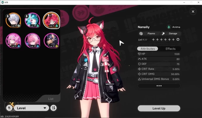 GLOBAL NA |HL 3| 1 SSR Limited Nanally | 4 SR [Skia,Aurelia,Haniel] |Selector 40/50|Male MC|Log Email|Take Email (NTE792)