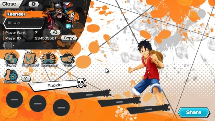 Global|5EX|AKP King,MWD Luffy,BMO Kaido,T4Emperor Teach,Winner Island Travalgar Law|Rank7|Bandai|CheckSS(OPBR2317)