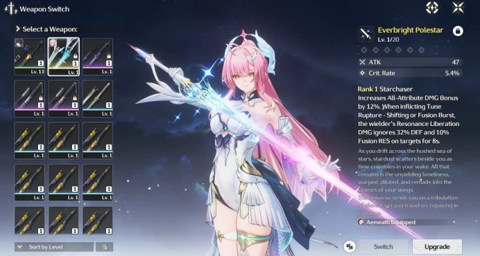 WW28 Start 5* Aemeath + Everbright Polestar + Lynae + Lupa + Changli + Jinhsi + Verina + Lingyang
