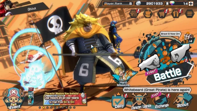 Global|2EX|Great Pirate Edward Newgate,Winner Island Trafalgar law|Rank8|Bandai|CheckSS(OPBR2312)