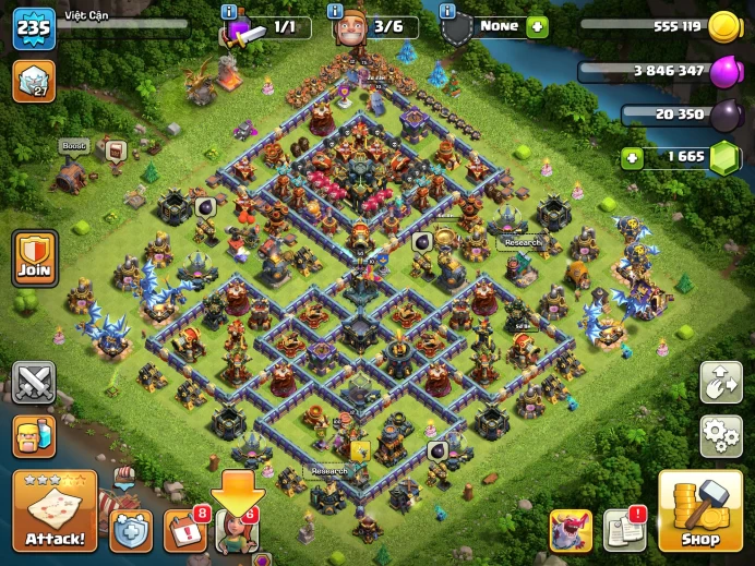 T43-TH17-XP235 BK88 AQ100 GW75 RC50 Milions 74+Nice Troops+Hero Equipment+1665 Gems