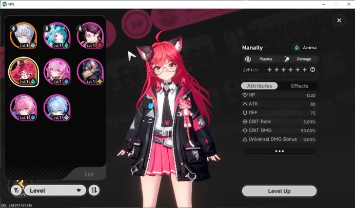 GLOBAL EU |HL 3| 1 SSR Limited Nanally Awk 1 |6 SR [Aurelia,Skia,Adler]|Selector 40/50|Male MC|Log Email|Take Email (NTE839)