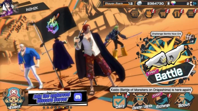 Global|4 EX 1 Max|DDe Shanks,LH monkey D.Garp,5 Elders St.Ethanborn V.Nusjuro,Film Red Shanks|Rank 12|Bandai|(OPBR2210)