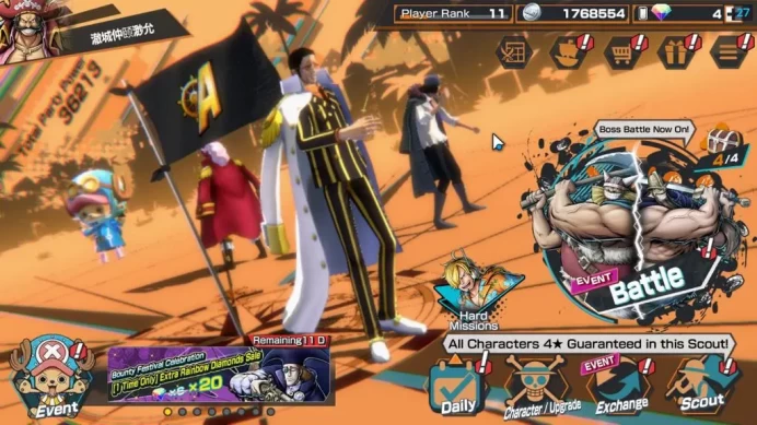 Global| 6 EX| Gear 5 Luffy,T5E Jaygarcia,AMS [Borsalino],KING D.Roger,BP Kuzan,GP Edward Newgate |Rank 11|LogBandai|(OPBR2101)