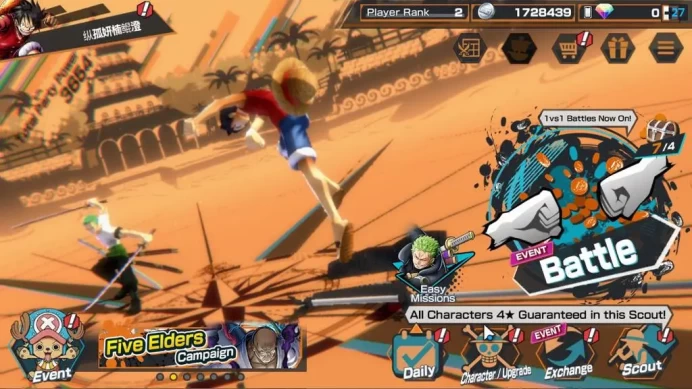 Global|3 EX|AMS[Borsalino],5 Elder St V.Nusjuro,Legendary hero Monkey D.garp|Rank 2|TF ID|(OPBR2074)