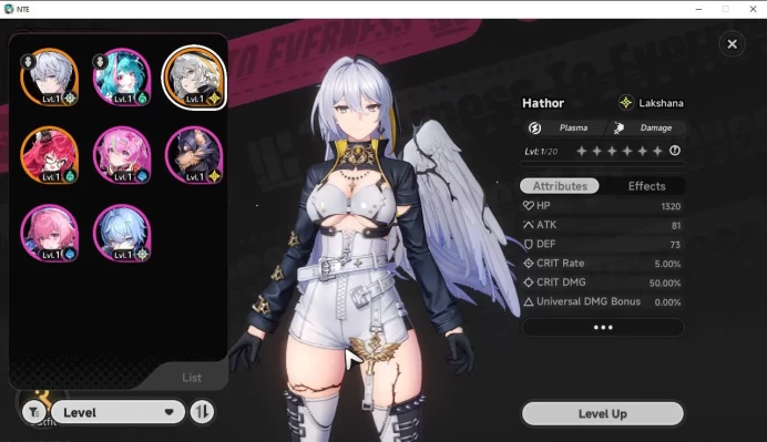 GLOBAL EU |HL 3| 2 SSR [Nanally,Hathor] | 5 SR [Mint,Haniel,Skia,Etc] |Selector 41/50|Male MC|Log Email|Take Email(NTE829)